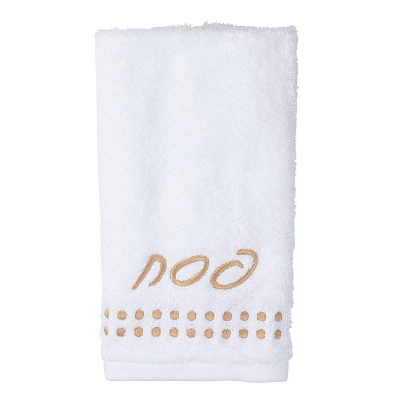 Waterdale Hand Towel | Pesach Gold Dot | Kitchen Art
