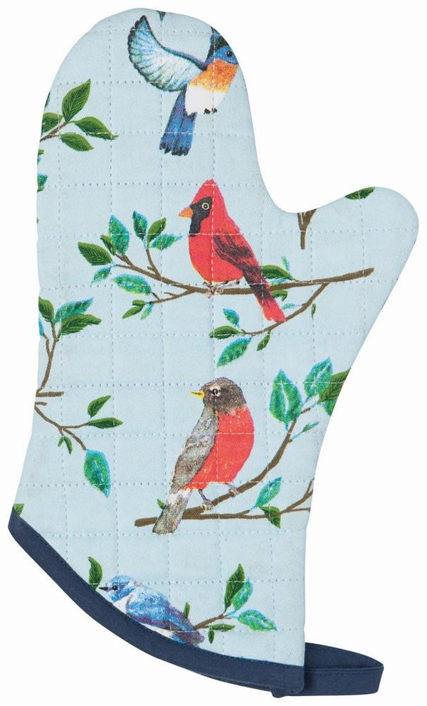Set of 2 Oven Mitts | Birdsong | Kitchen Art
