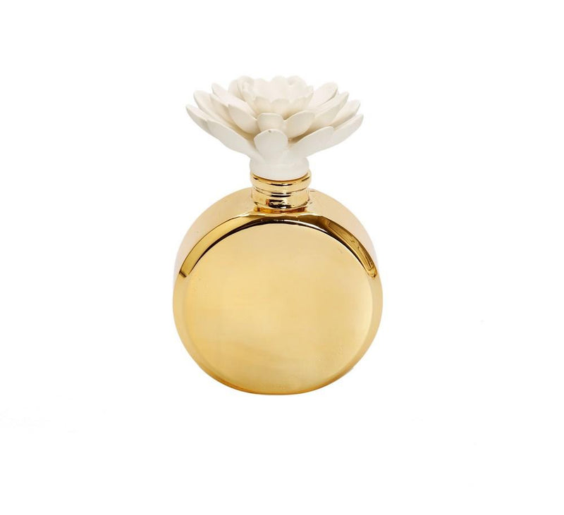 Diffuser | Gold/Flower Lid | Iris & Rose | Wrapt