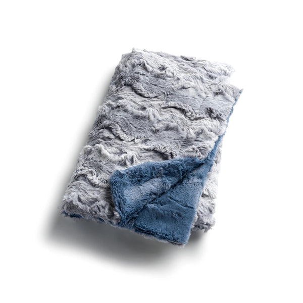 Zandino Baby Blanket | Oliver Silver/Jeans | Wrapt
