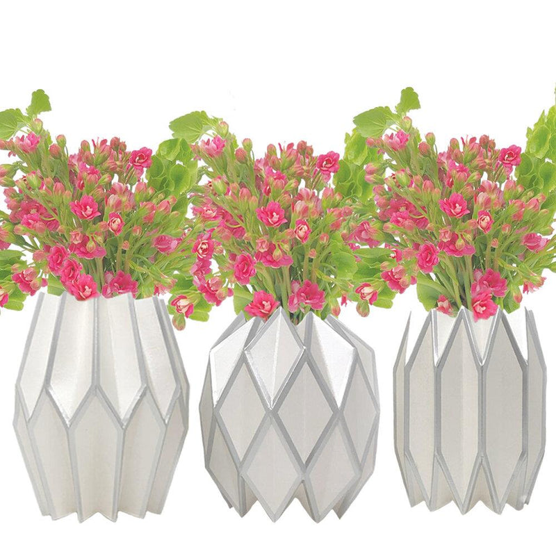 Lucy Grymes Vase Wrap Set | Silver Trim | Wrapt