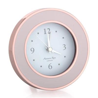 Addison Ross Alarm Clock | Round Blush Pink | Wrapt