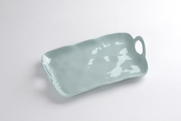 Pampa Bay Small Platter | Melamine | Aqua | Kitchen Art